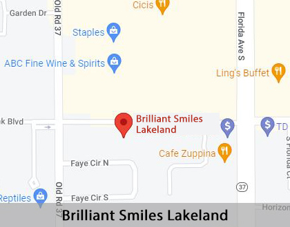 Map image for Kid Friendly Dentist in Lakeland, FL